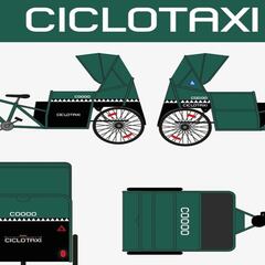 Ciclotaxis de la CDMX se transformarán en cocodrilos