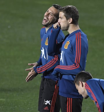 Jordi Alba e Íñigo Martínez.