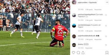 Con Herrera: la foto de 'Pajarito' Valdes que arenga a Colo Colo