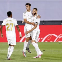Aprobados y suspensos del Real Madrid: Courtois y Benzema ponen la Liga a tiro