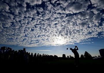 Rob MacIntyre durante la Walker Cup 2017, torneo amateur en el que se enfrentan dos equipos de golfistas de Estados Unidos y de Gran Bretaña-Irlanda. 