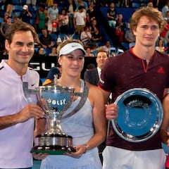 Federer guía a Suiza al título de la Copa Hopman en Perth