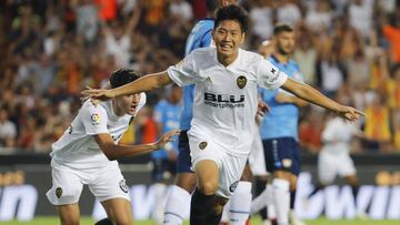 11/08/18 PRETEMPORADA 
 PRESENTACION DEL VALENCIA CF PARTIDO AMISTOSO BAYER LEVERKUSEN  
   KANGIN LEE