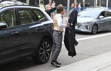 José Luis Martínez-Almeida llega a la parroquia del Sagrado Corazón y San Francisco de Borja donde va a contraer enlace con Teresa Urquijo Moreno.
