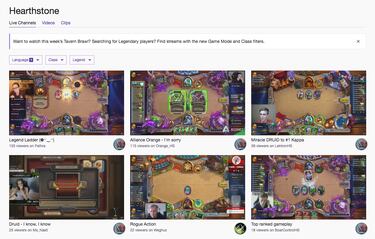 Twitch lanza nuevos filtros de búsqueda para Overwatch y Hearthstone