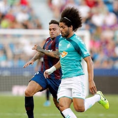 1x1 del Levante: Hernani marca, brilla y acaba expulsado