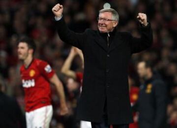 Manchester United campeón. Alex Ferguson