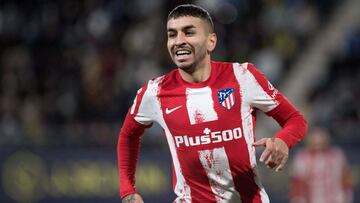 Correa celebra su gol en el Cádiz-Atlético