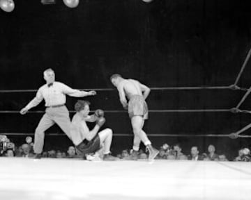 18 de junio de 1941. Joe Louis contra Billy Conn. Louis ganó por KO al principio del asalto número 13.