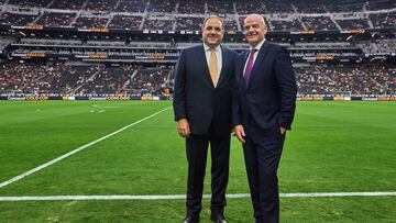 Gianni Infantino, testigo de la final de la Copa Oro