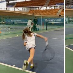 Hay niñas prodigio y luego nació ella: su forma de jugar con 7 años impacta al mundo del tenis