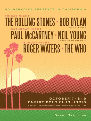 Los Rolling, Dylan, McCartney, Neil Young, R. Waters y The Who