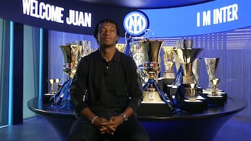 Juan Guillermo Cuadrado, jugador del Inter de Milan