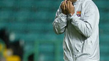 <b>SIN SENTIMENTALISMOS. </B>Al contrario de lo que hizo con Larsson en Glasgow, Rijkaard no dejará a Eto'o en el banquillo.