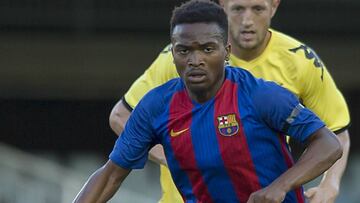Kaptoum, jugador del Barcelona B.