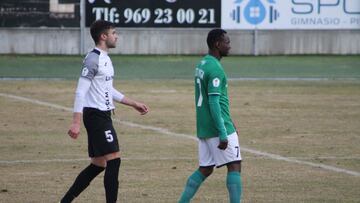 Imagen del partido entre el Conquense y el Toledo