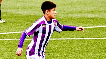 Gui Ruck, canterano del Real Valladolid pretendido por el Real Madrid.