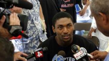 <b>EL GUERRERO. </b>La mirada del guerrero, en los ojos de Ron Artest.