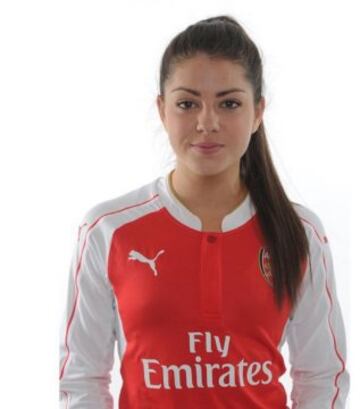 Carla Humphrey, la bella futbolista del Arsenal