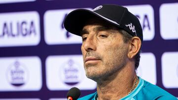 Valladolid. 13/08/2025. Rueda de prensa del entrenador del Real Valladolid Guillermo Almada. PHOTOGENIC.
