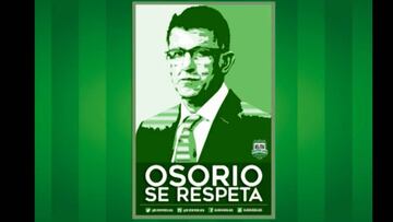 Hinchas del Atlético Nacional: "Osorio se respeta"
