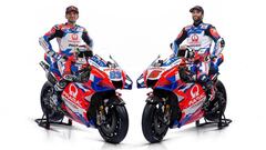 Jorge Mart&iacute;n y Zarco con las Ducati del Pramac.