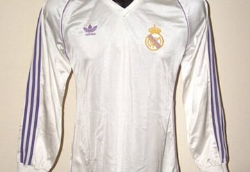La camiseta que luci&oacute; el Madrid en la final de la Copa de Europa de 1981.