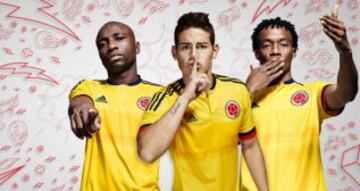 La indumentaria que ocupará Colombia en la Copa de este 2015.