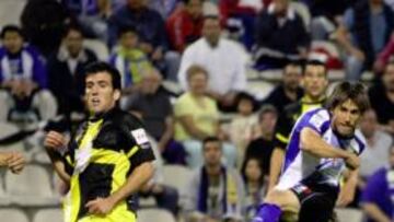 <b>EL PARTIDO DE LA SOSPECHA. </b>Así marcó Sendoa el segundo gol del Hércules al Córdoba.