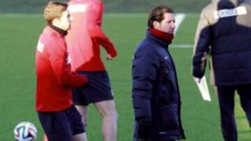 Sesión con suplentes y de recuperación tras la derrota