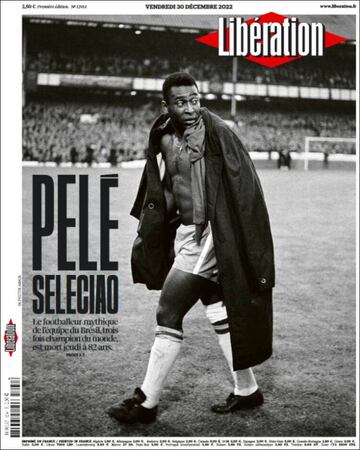 Homenaje a Pelé en las portadas de todo el mundo