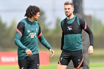 Imágenes del entrenamiento de Liverpool a tres días de jugar ante Real Madrid en la final de la Champions. Los Reds buscan su séptimo título en la Copa de Europa.