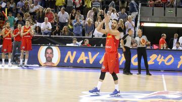 15/08/17, MADRID, PABELLON MADRID ARENA, 3º PARTIDO DE LA GIRA Ñ, ESPAÑA-VENEZUELA, HOMENAJE A NAVARRO