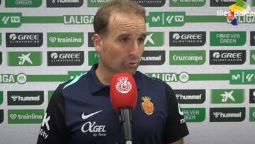 El entrenador del RCD Mallorca, Jagoba Arrasate, tras ganar 1-2 al Betis.