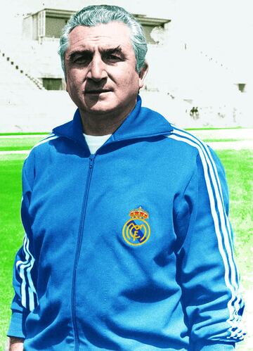 Es el entrenador que ha dirigido más veces al Real Madrid y el tercer entrenador con más partidos en liga. En al priemra etapa estuvo únicamente 51 días pero en la segunda se mantuvo en el puesto 5025 días. Catorce títulos llegaron a la sala de trofeos del Santiago Bernabéu, hasta que en 1974 cedió el testigo a Luis Molowny.