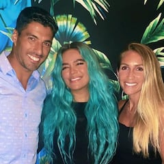 Así fue el encuentro de Karol G y Luis Suárez en Miami