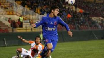 El volante de la U no estará en el duelo ante Palestino, por lesión.