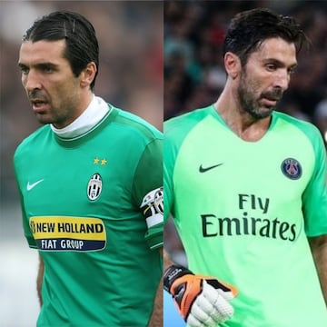 Buffon ya era un portero consagrado desde hace más de 10 años. Campeón del Mundo y múltiple ganador con la Juventus. Ahora busca con el París una Champions League, título que se le negó con la 'Vecchia Signora'.