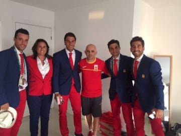 La delegación de tenis.