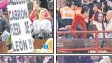 <b>ASEDIO. </b>Un cinturón policial tuvo que proteger a los comentaristas.