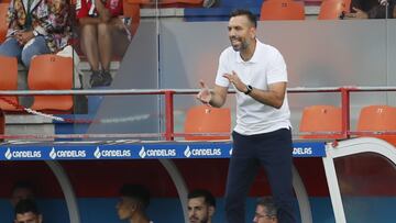 Hernán Pérez, entrenador del Andorra.