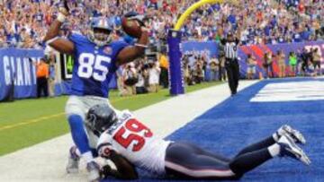 Daniel Fells anotó un touchdown ante los Texans.