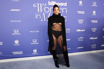Rosalia durante los Billboard Women in Music Awards.