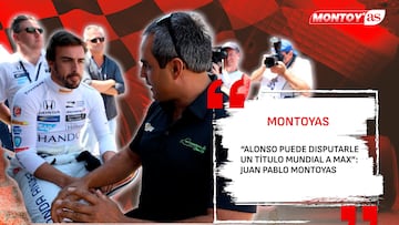 Juan Pablo Montoya habla del futuro de Fernando Alonso en F1.