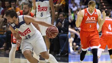 Sergio Llull y Patrik Auda.