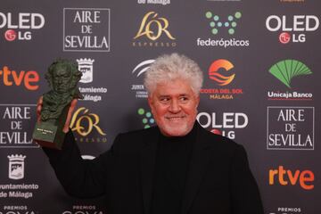 Pedro Almodóvar: 3 premios de 11 nominaciones. 