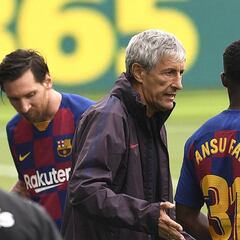 Setién: "El 2-2 ha entrado por el salto de un jugador..."