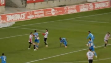 El Castilla arde por este penalti al final del partido que le impide ser ‘segundo’