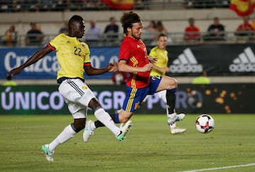 Las mejores imágenes del amistoso España vs Colombia