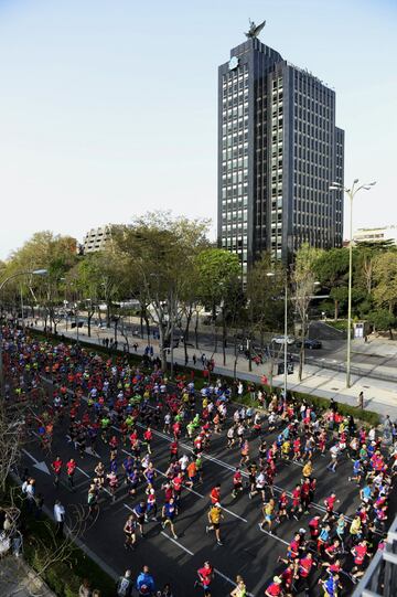 La maratón de Madrid en imágenes